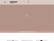 Tablet Screenshot of notshy.fr